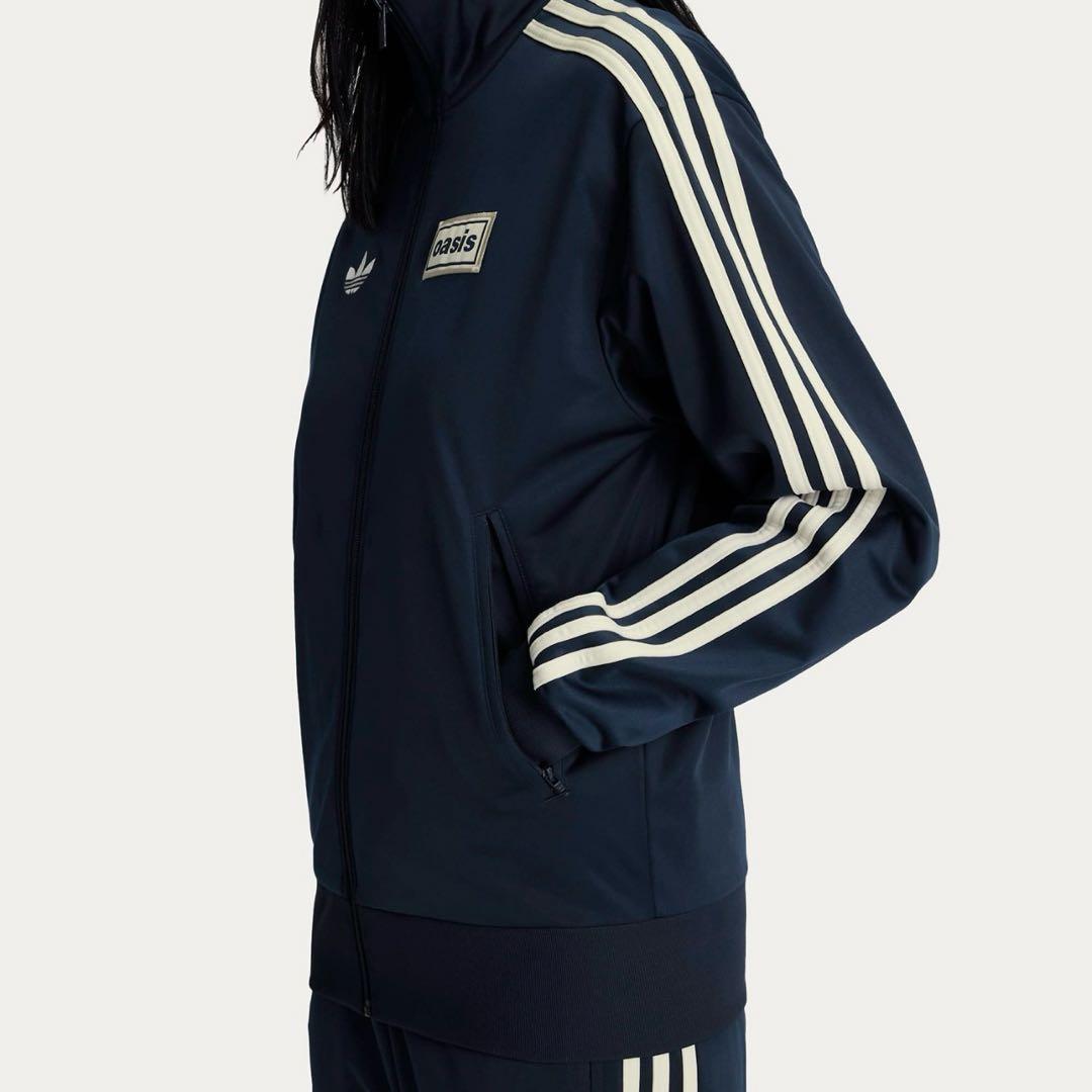 最安値 adidas × OASIS トラックトップ J/3XL ネイビー