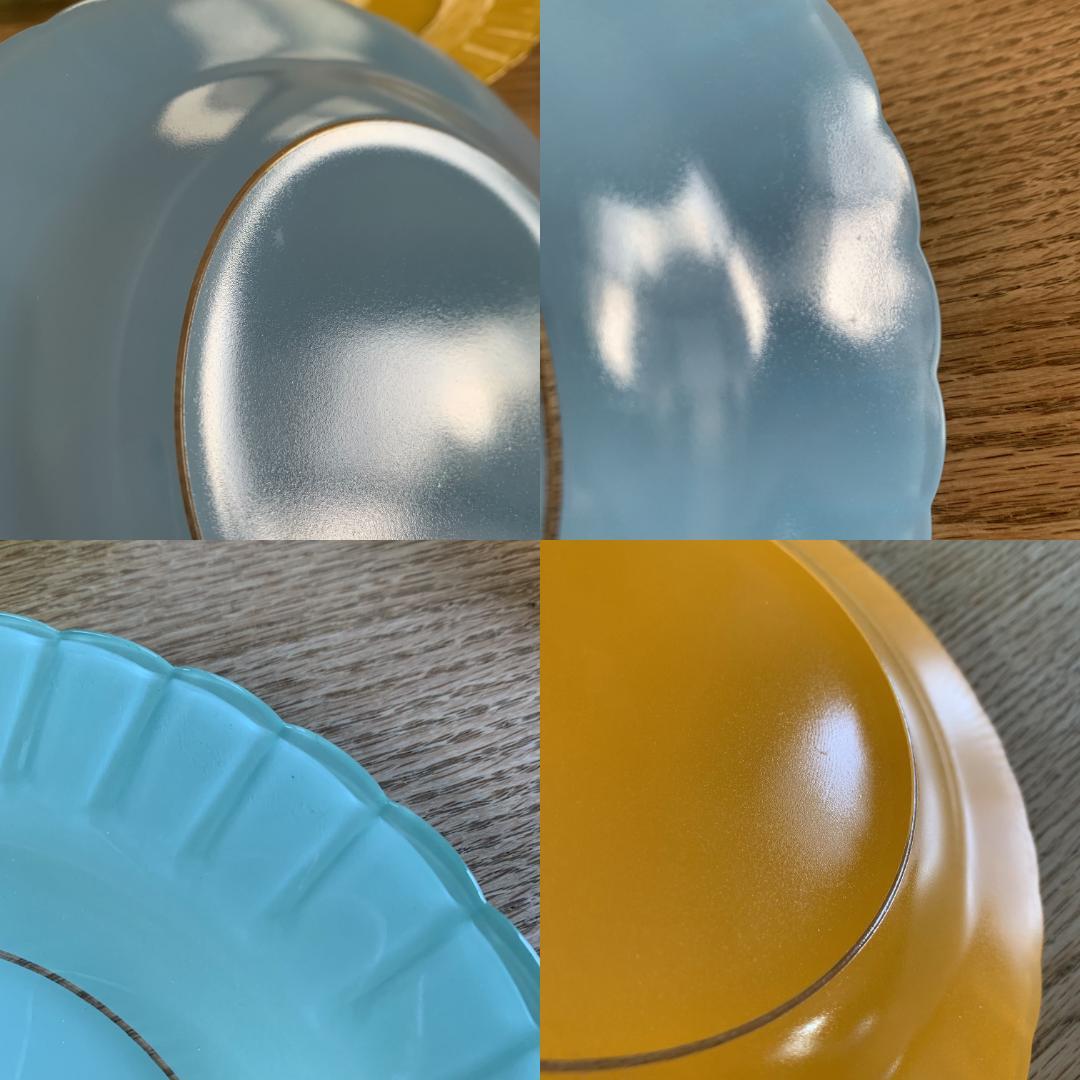 デュラレックス DURALEX ガラス プレート 5枚 未使用品 フランス製