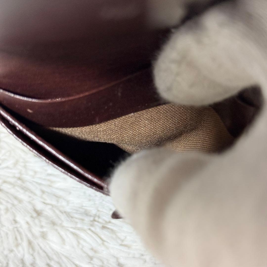 極美品✨キプリス　シェルコードバン　二つ折り財布　ビルフォード