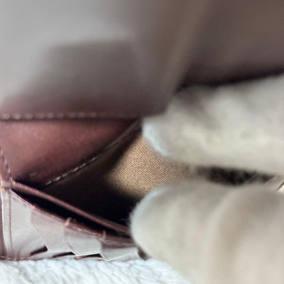 極美品✨キプリス　シェルコードバン　二つ折り財布　ビルフォード