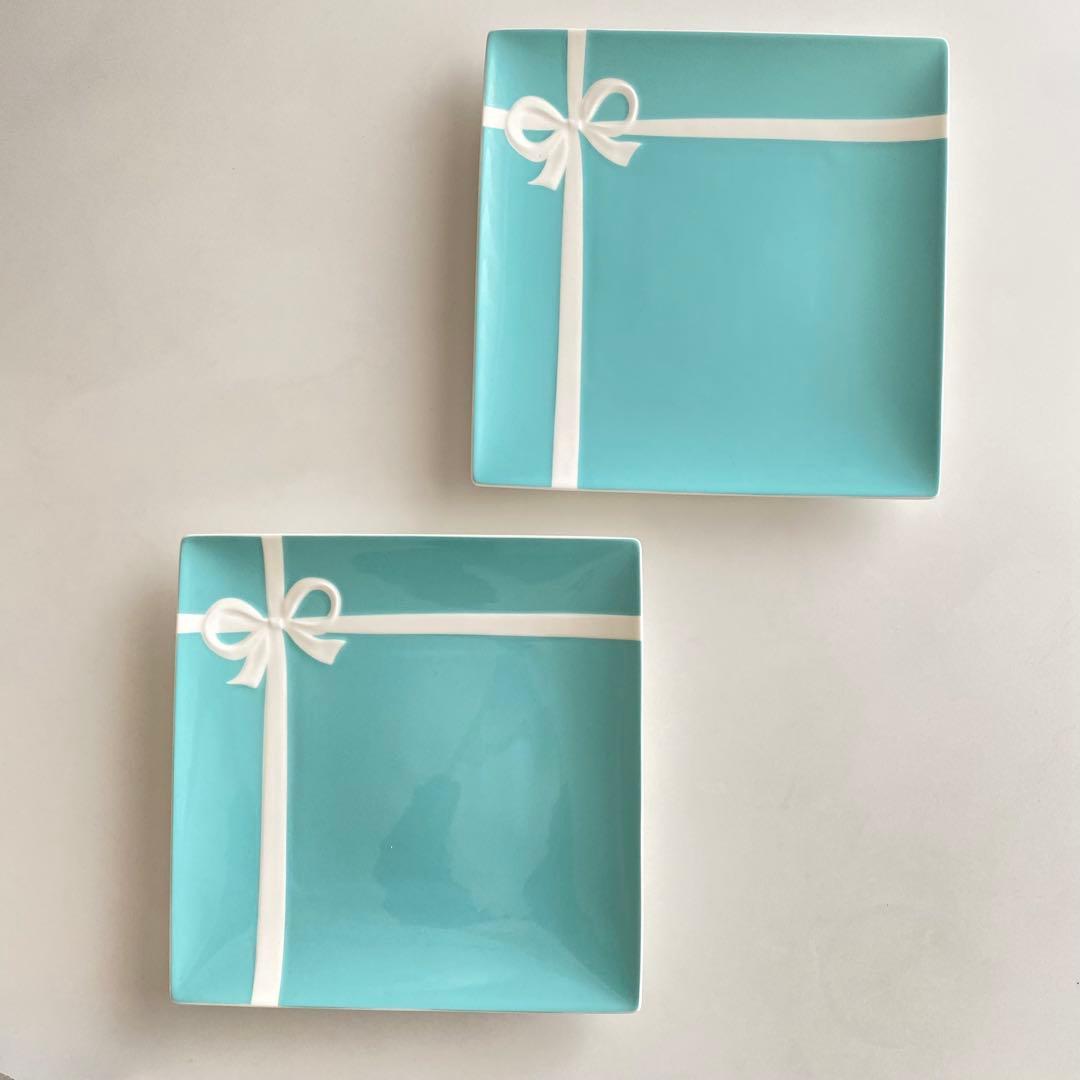 ティファニー　Tiffany プレート　24㎝　2枚セット　ペアプレート
