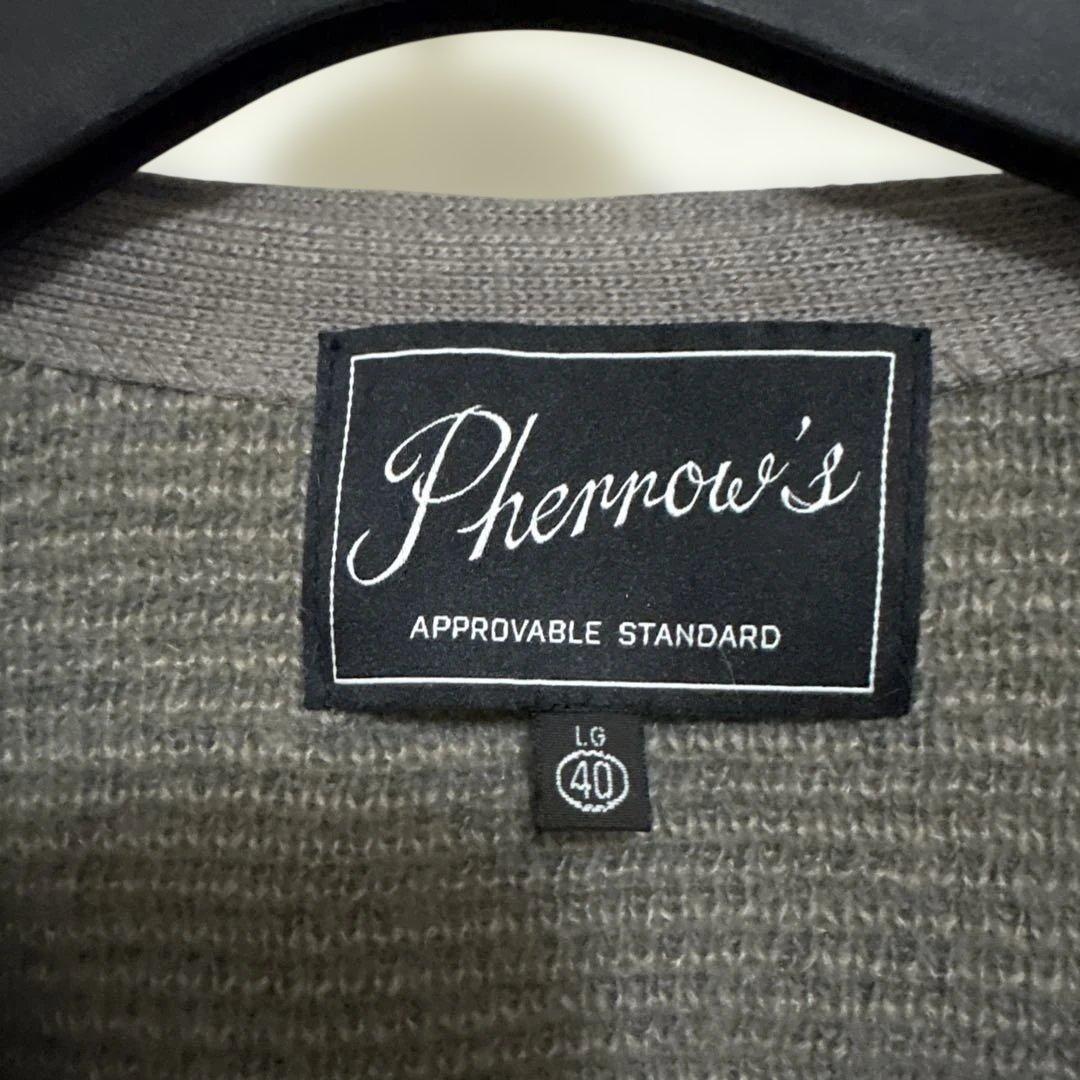 Pherrow's フェローズ　モヘア　カーディガン