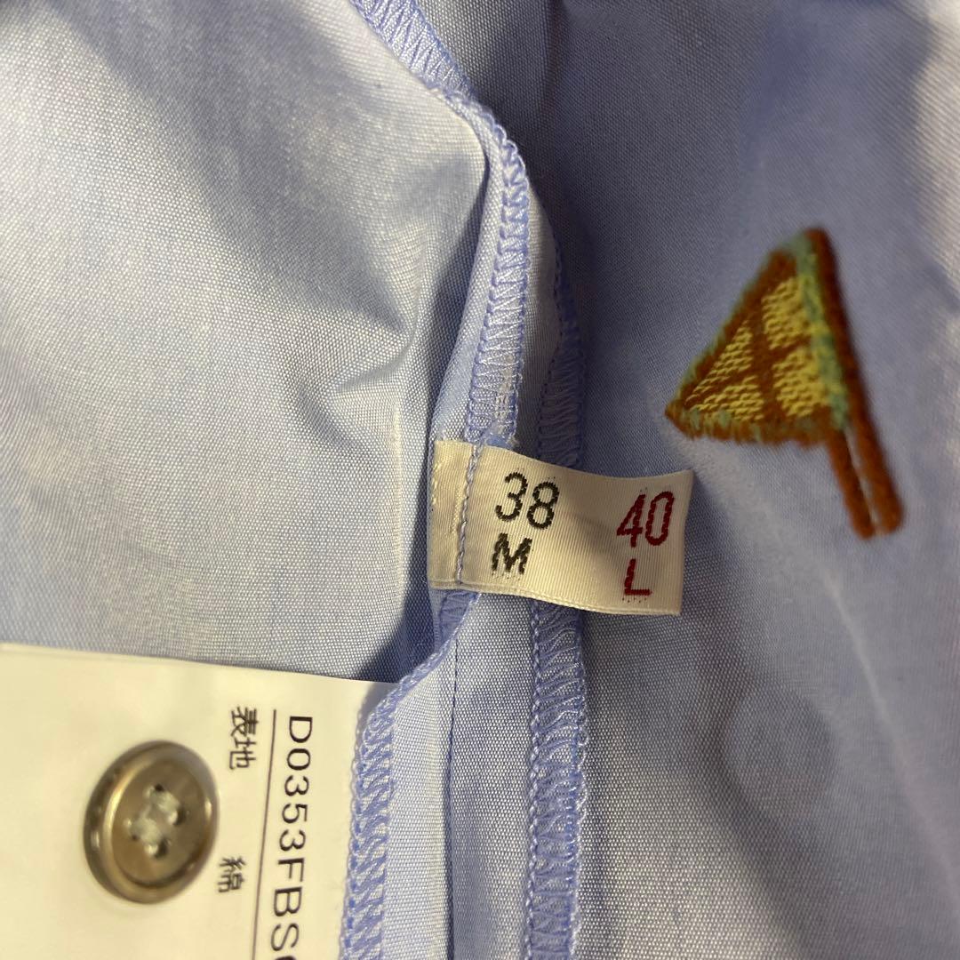 タグ付き新品　マドモアゼルノンノンパパス　シャツ　半袖　Ｌ　綿100%