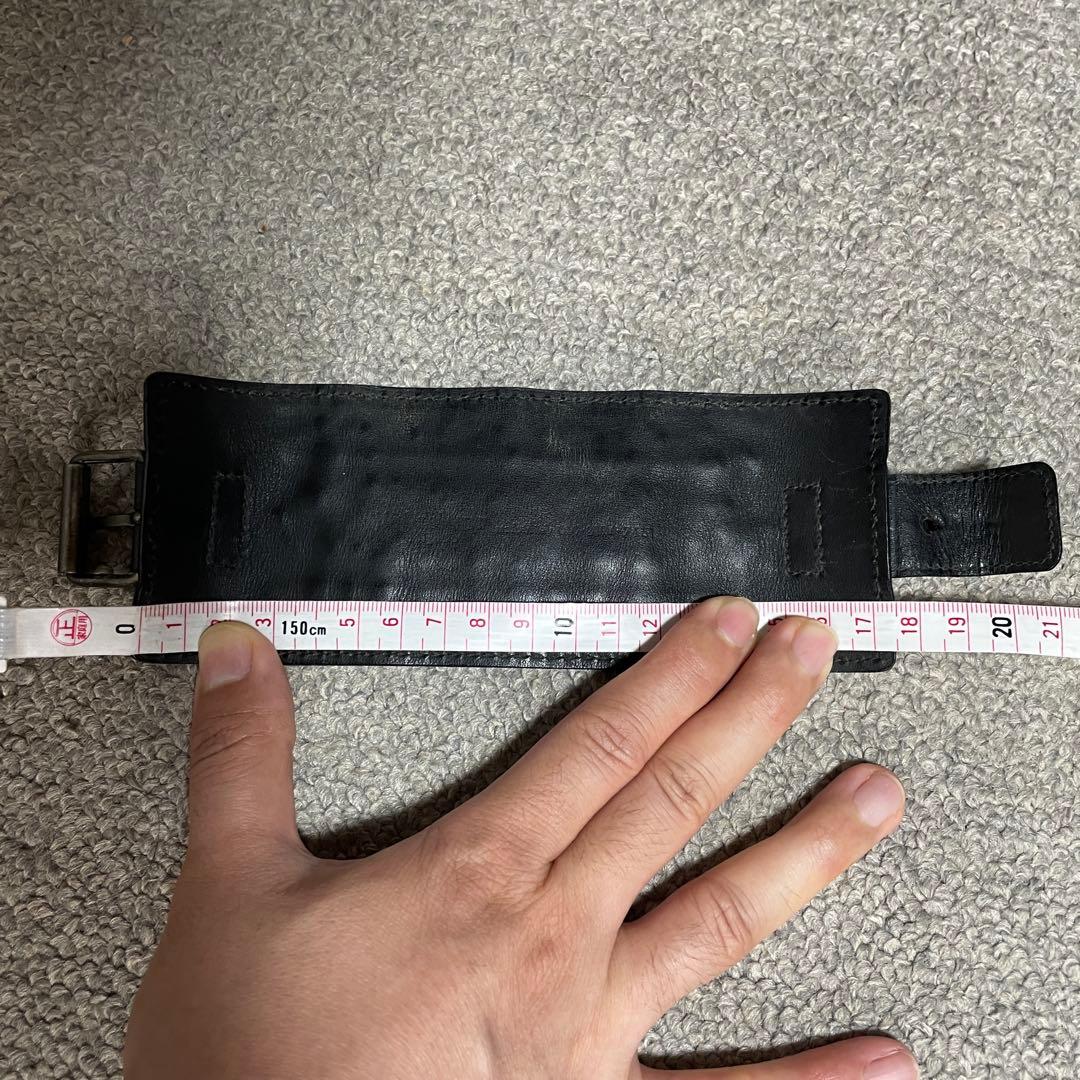 YVES SAINT LAURENT rive gauche レザーバングル