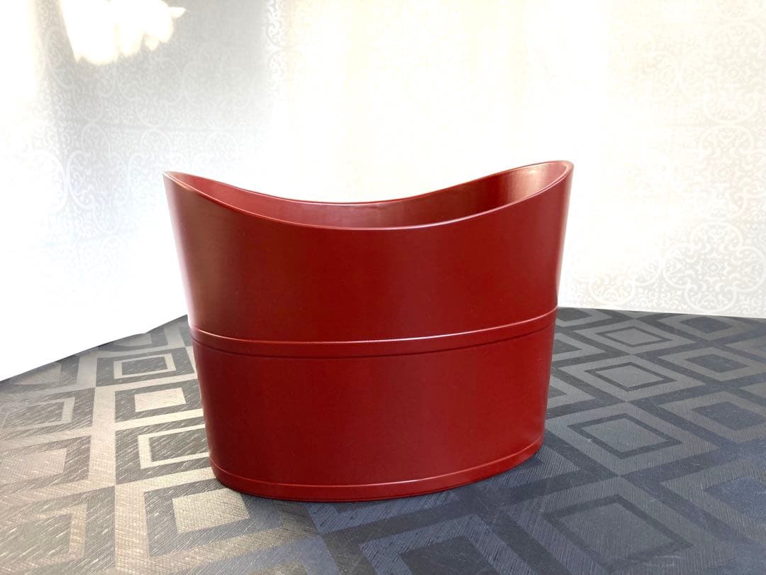 木の匠のワインクーラー　翔　日本酒クーラー　朱　全漆塗