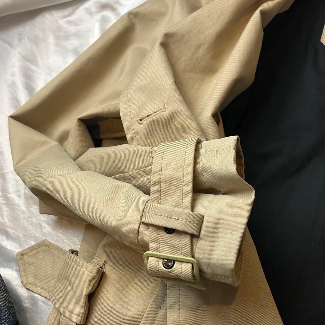 ディーゼル　ベージュ ダブルブレスト トレンチコート M