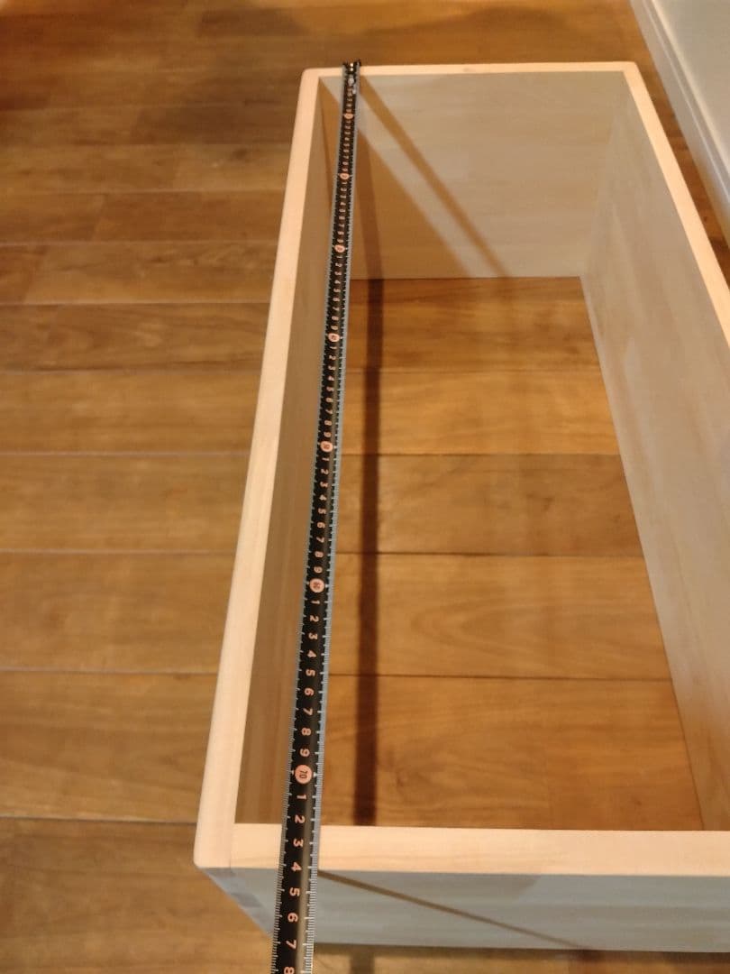 木製　ハンドメイド　オーダー　ロの字　シェルフ　棚　ラック　テレビ台