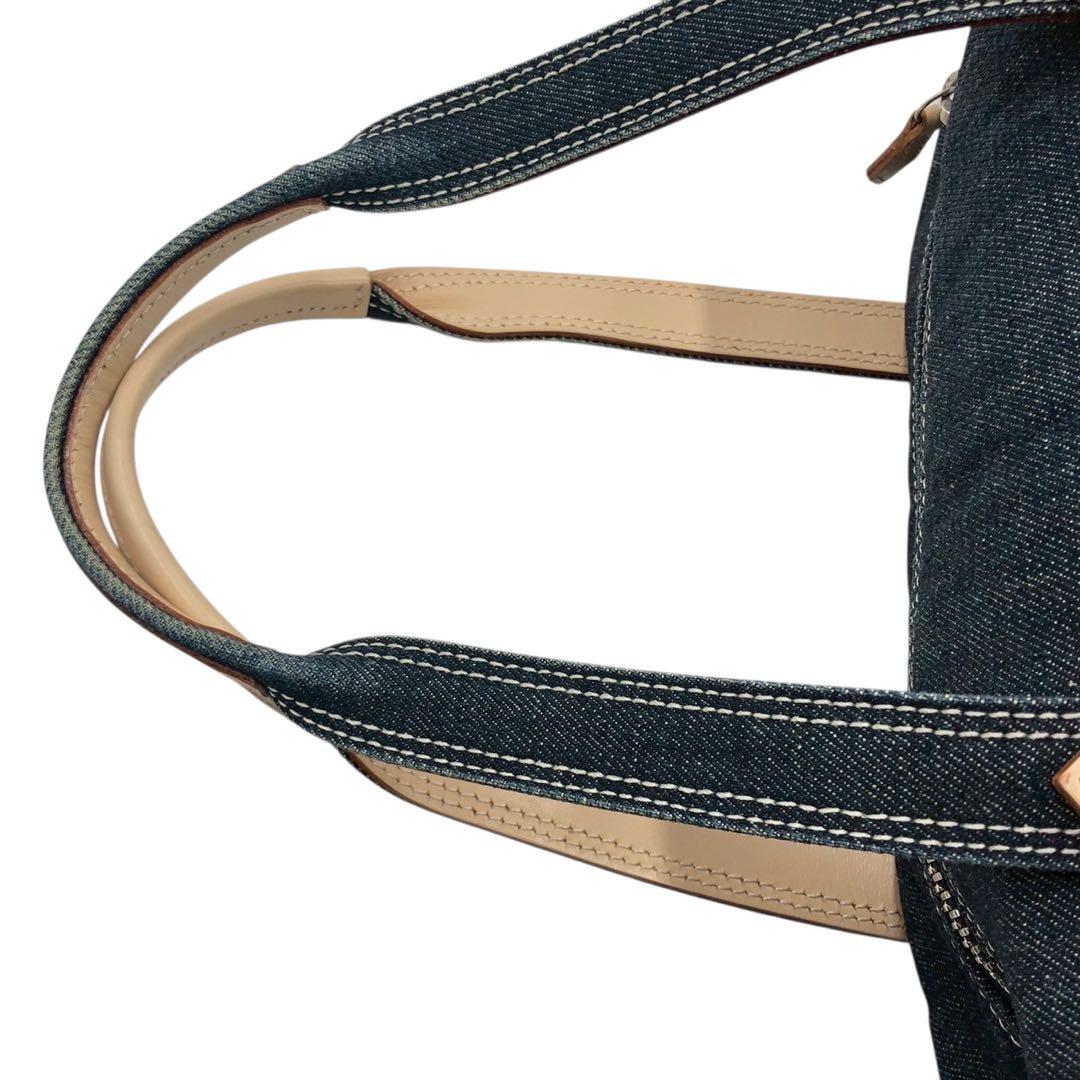 希少◎デニム◎Burberry BLUE LABEL デニム ミニボストンバック