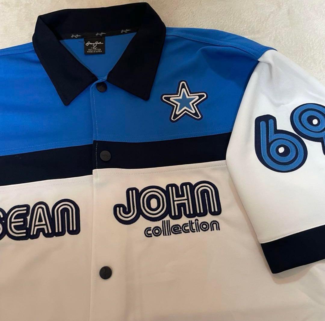 90s~00s Sean John シューティングシャツ HIPHOPB-boy