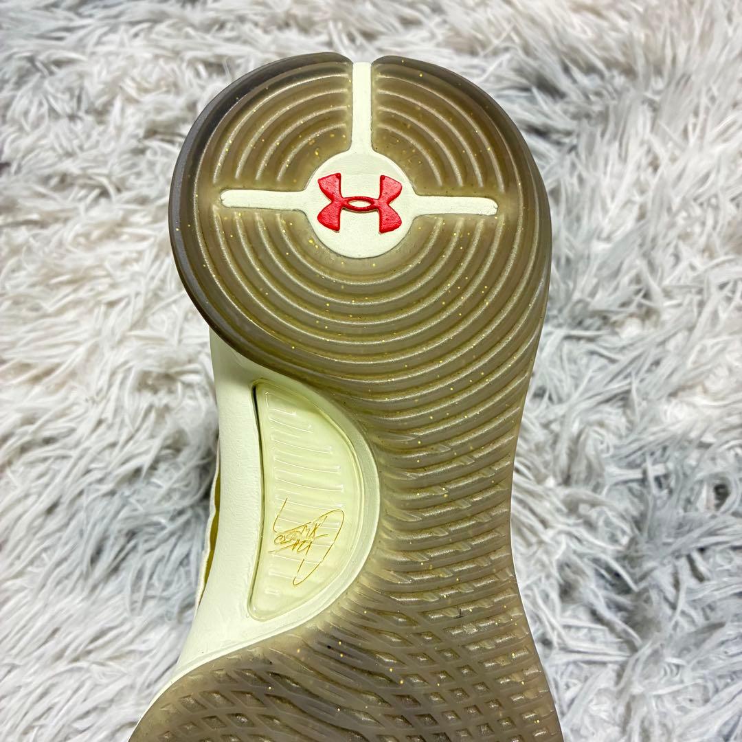 【美品】UNDER ARMOUR Curry 4 Retro Lemon