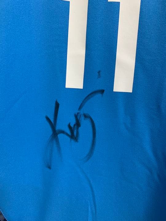 三浦知良選手　直筆サイン入り　ユニフォーム