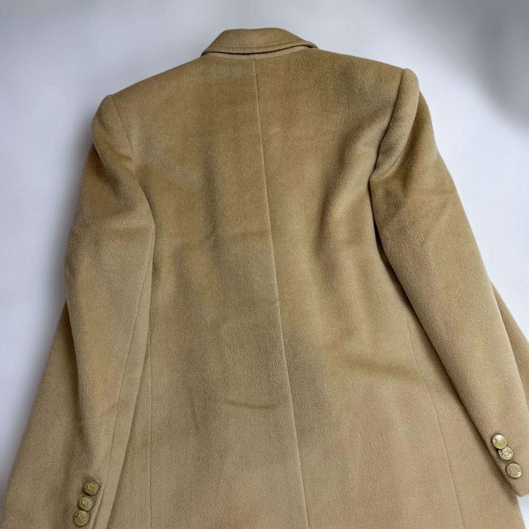 セリーヌCELINE 大きいサイズ　カシミヤ50%ウールコート　3Lサイズ