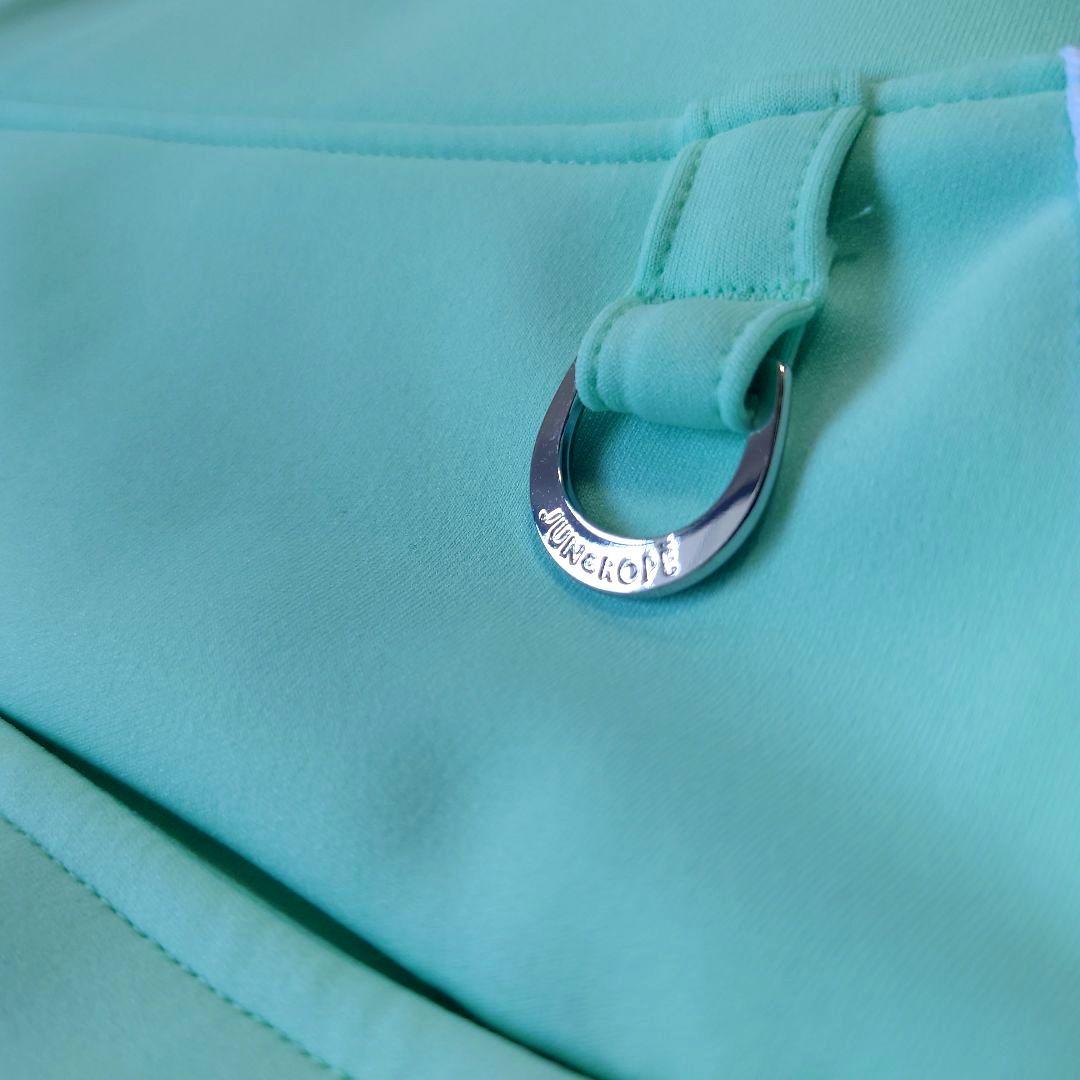 極美品 JUN&ROPE' GOLF ダンボールニット セットアップ ミント