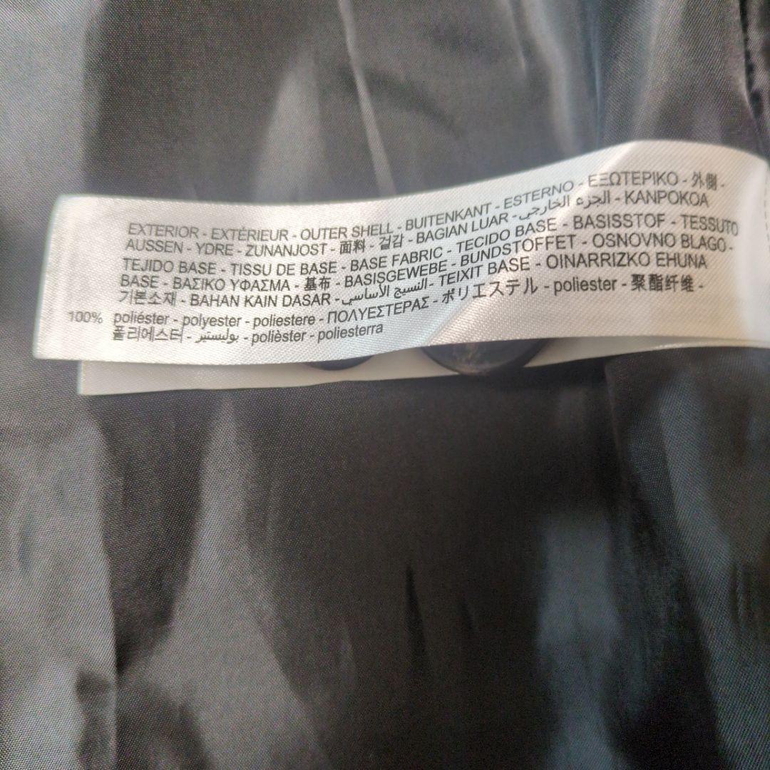 ZARA　ザラ　メンズ　オーバーサイズ　レザー調トレンチコート　黒　サイズM