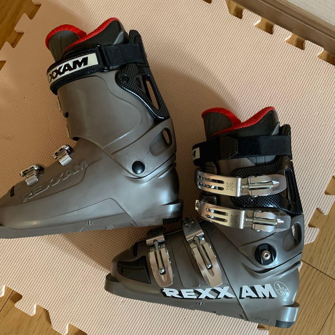 ELANスキー3点セット スキーブーツREXXAM ポール ストックHART