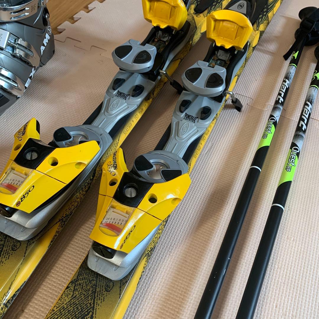 ELANスキー3点セット スキーブーツREXXAM ポール ストックHART