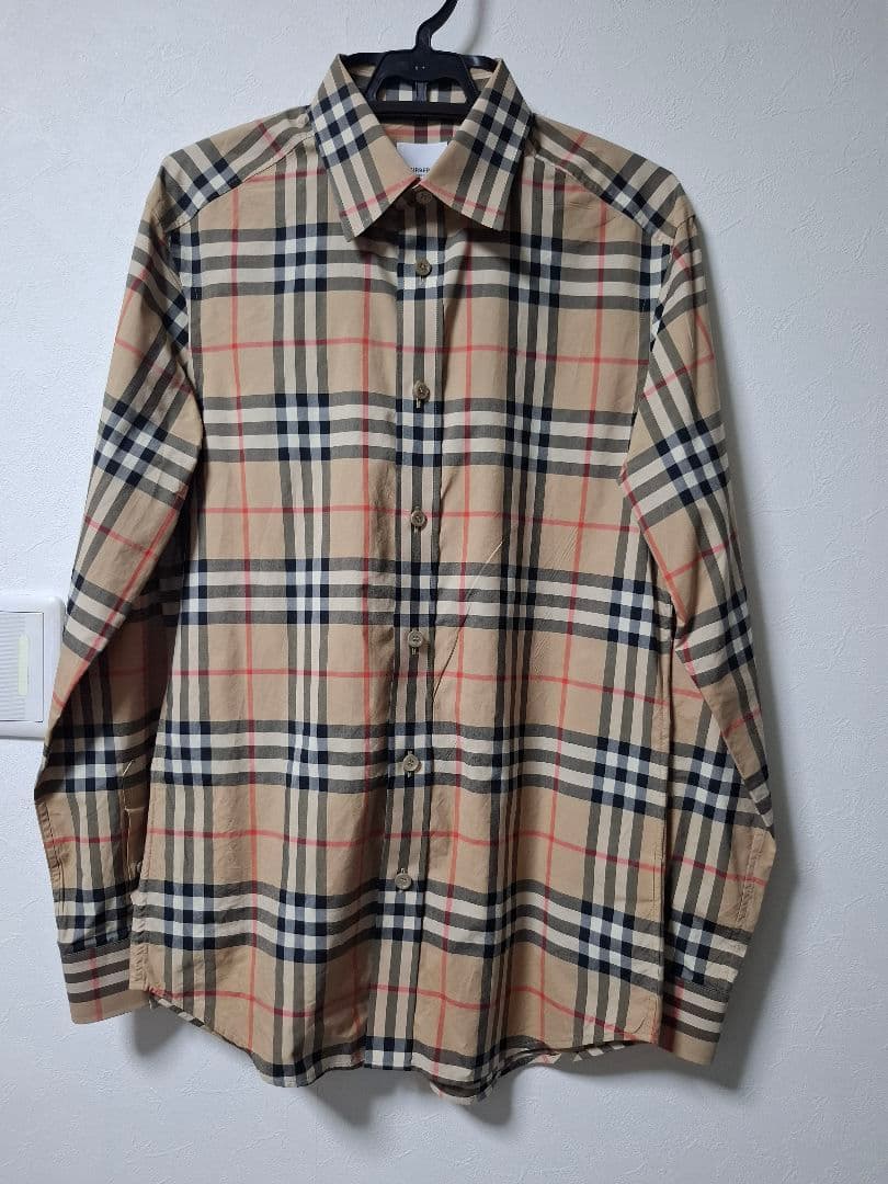 ☆彡お値引きしました☆彡 BURBERRY チェック柄 長袖シャツ ベージュ