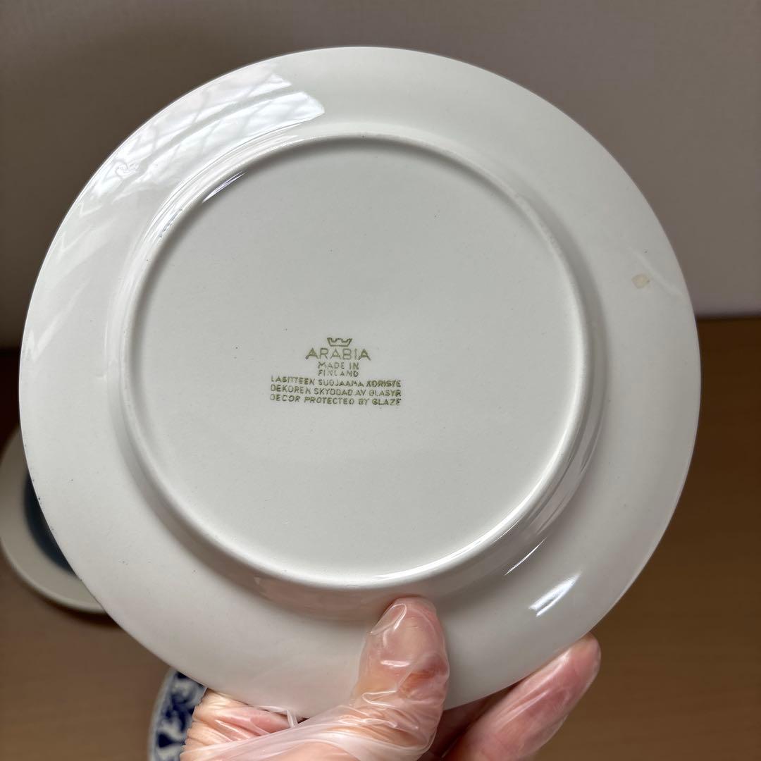 アラビア　ガーデニア　他　ロールストランド　ジッレ　プレート　3枚セット