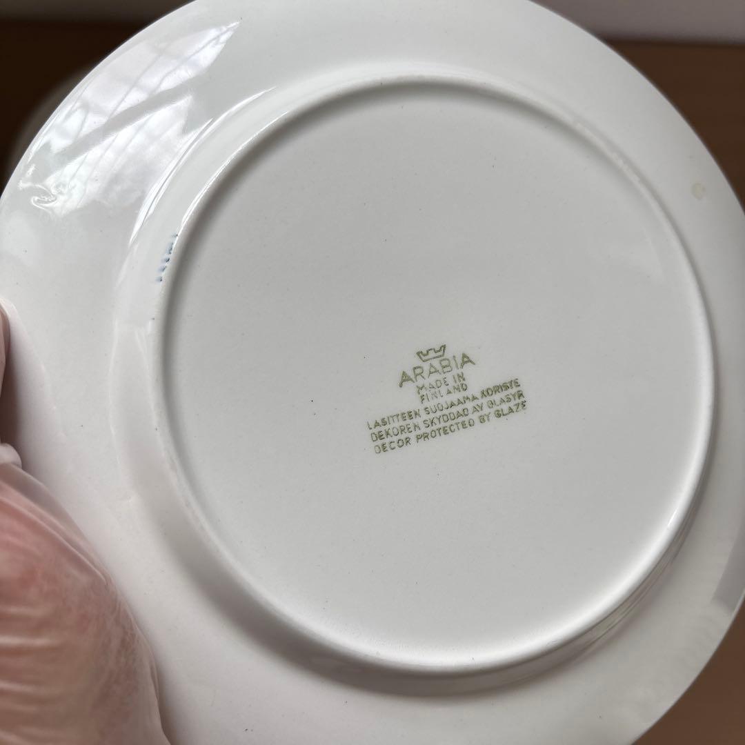 アラビア　ガーデニア　他　ロールストランド　ジッレ　プレート　3枚セット