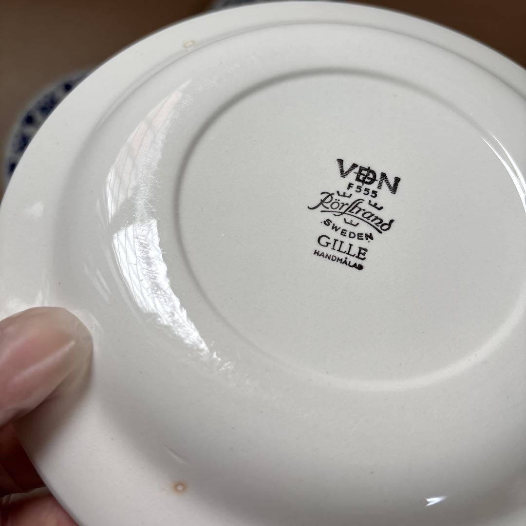 アラビア　ガーデニア　他　ロールストランド　ジッレ　プレート　3枚セット