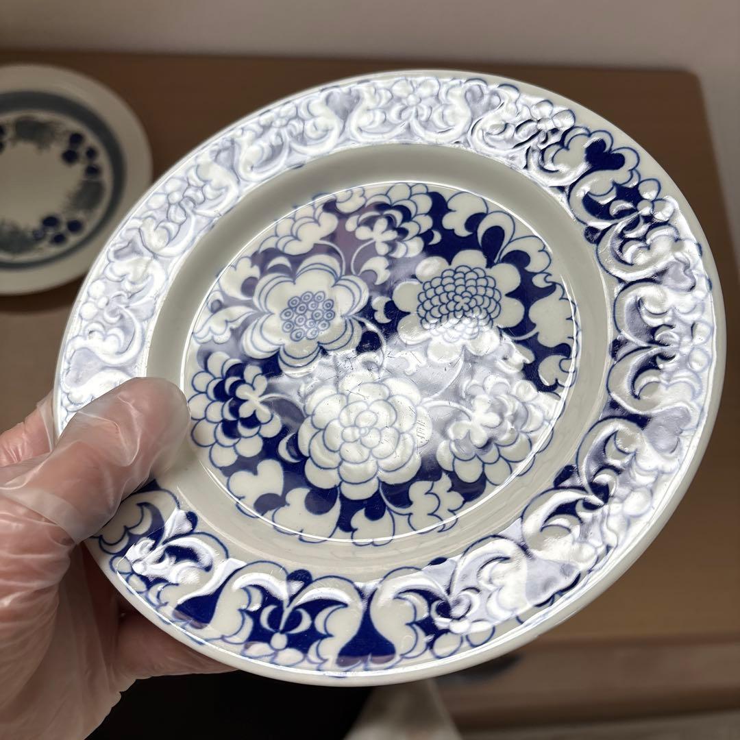 アラビア　ガーデニア　他　ロールストランド　ジッレ　プレート　3枚セット