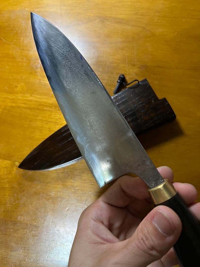 重房作の手作り三徳包丁