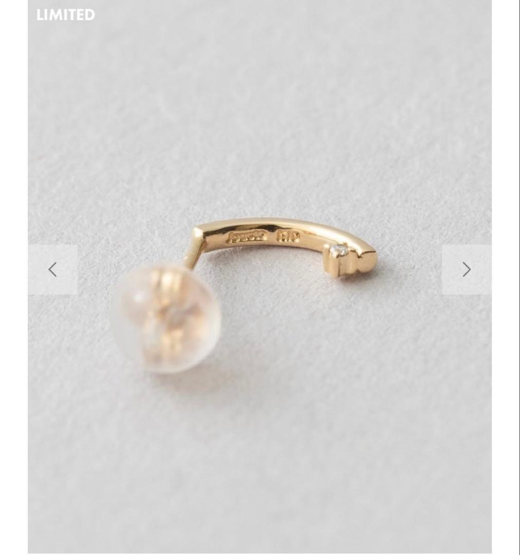 Jouete K10 グレーダイヤモンド ピアス｜上品 ミニマル　現行品