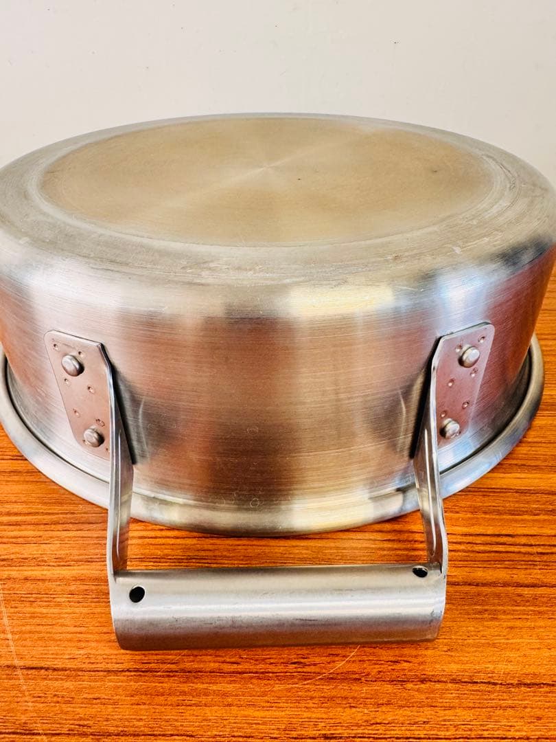 業務用 アルミ両手鍋 36cm 浅型 蓋付き