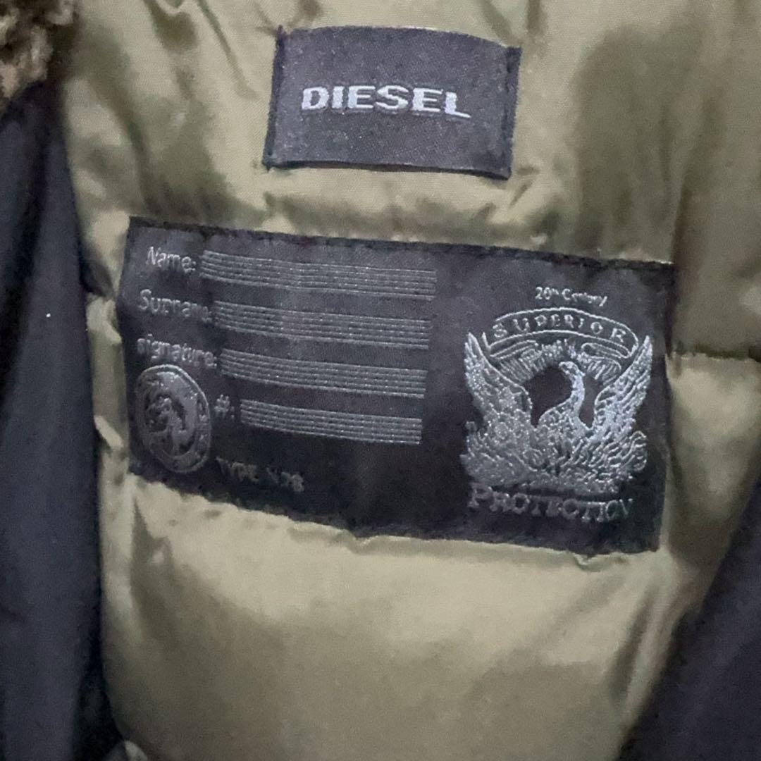 未使用級 DIESEL フライトジャケットN-2B ブラック Mサイズ