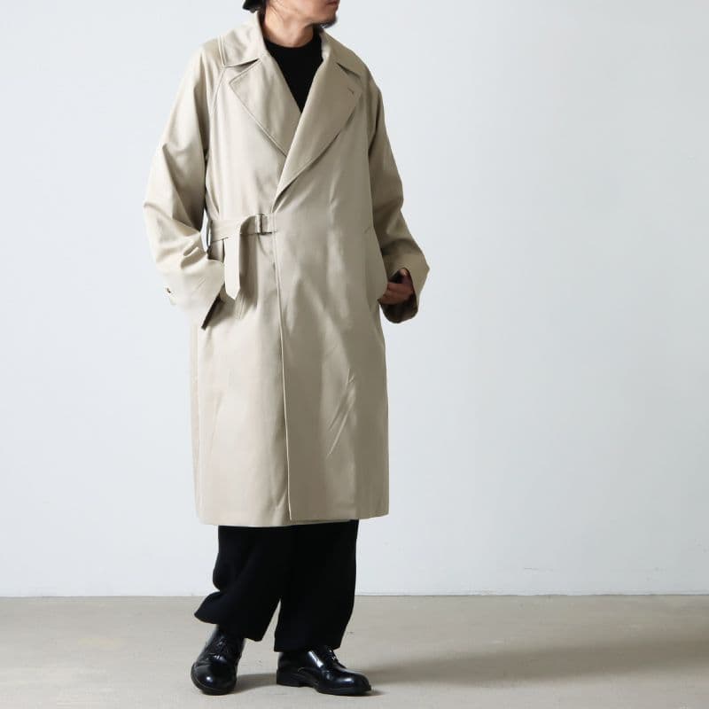 【美品】comoli 22aw タイロッケンコート カシミヤライナー