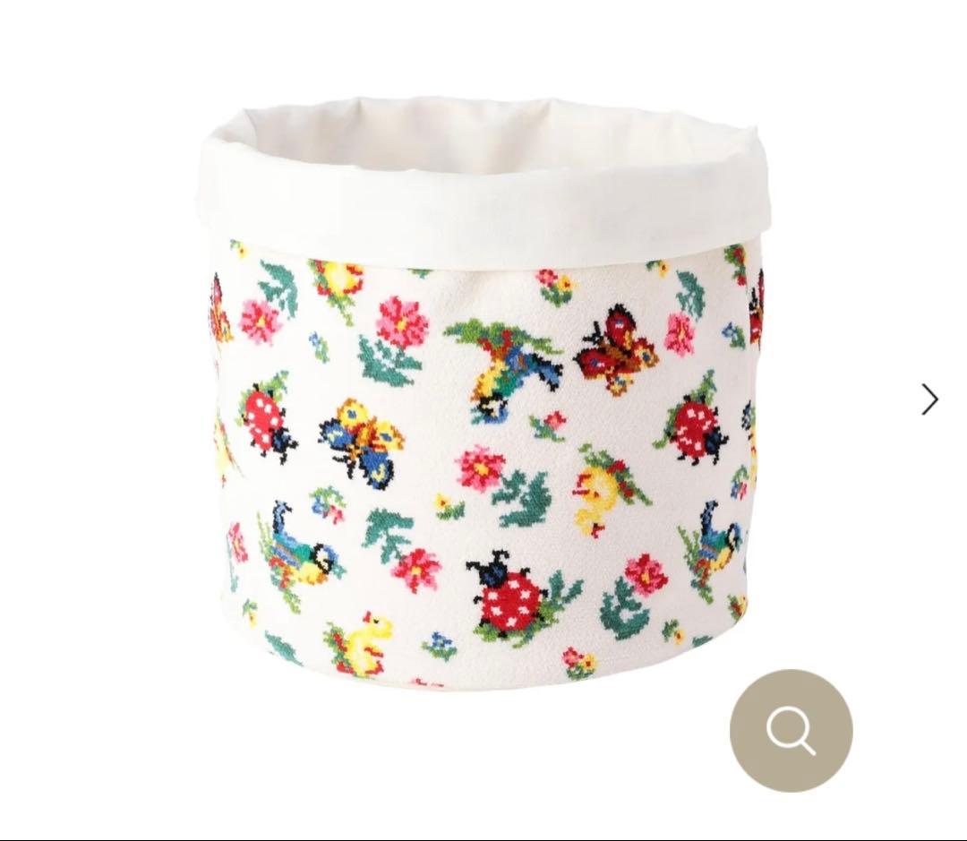 新品 未使用 FEILER ハイジ ファブリックバスケット 13L ホワイト