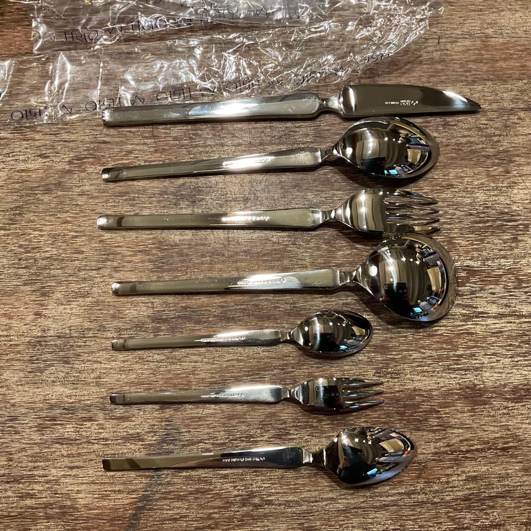 新品未使用！TRIO 18-12 ステンレス ソナタ カトラリーセット 35本