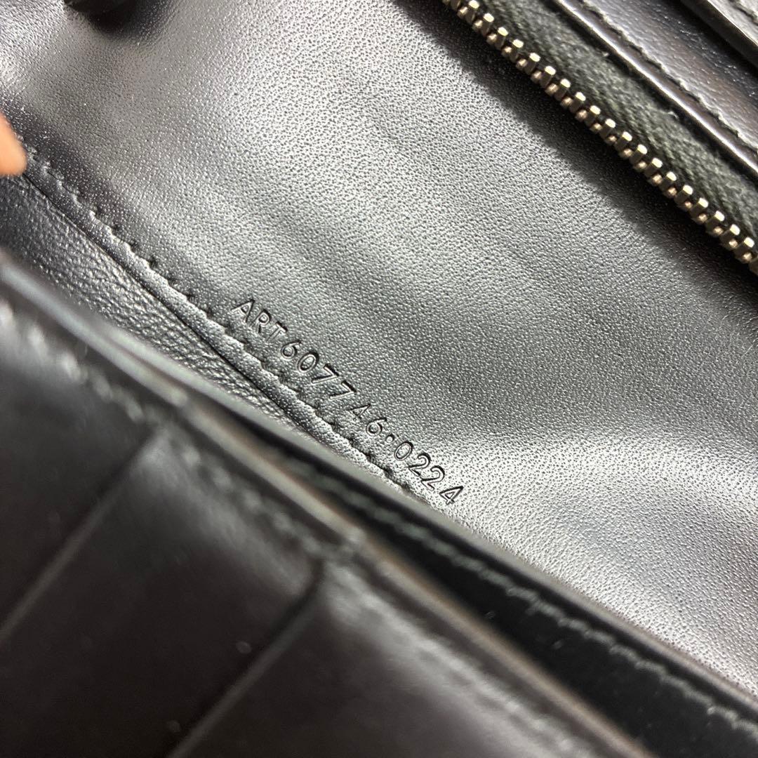 YSL サンローラン ブラック 長財布 コンチネンタルウォレット