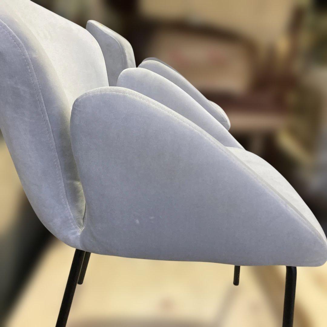 残り1脚モーダエンカーサのチューリップチェアTULIP chairアイスカラー②