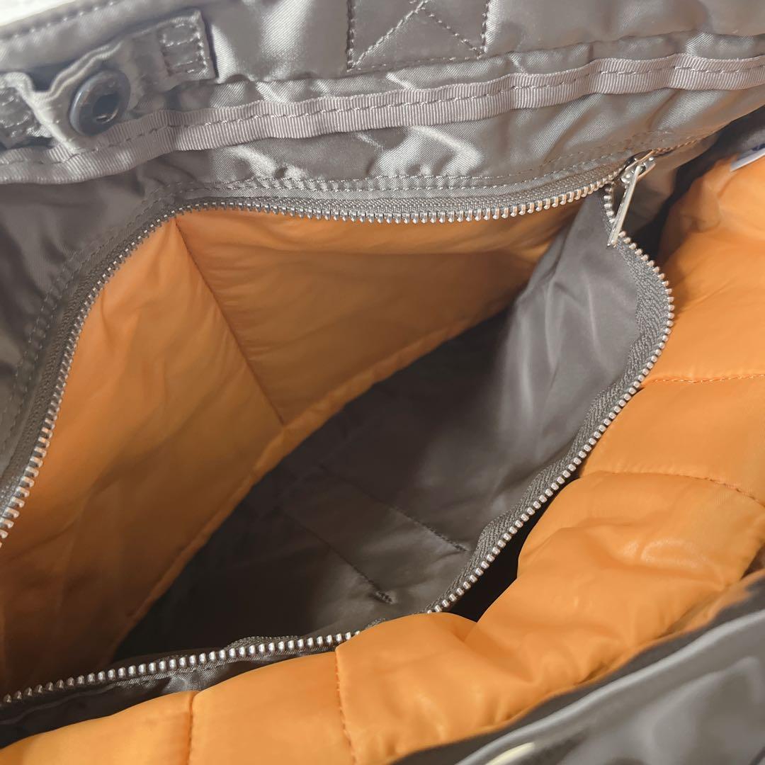 ポーター タンカー シルバーグレー トートバッグ A4 肩がけ 大容量