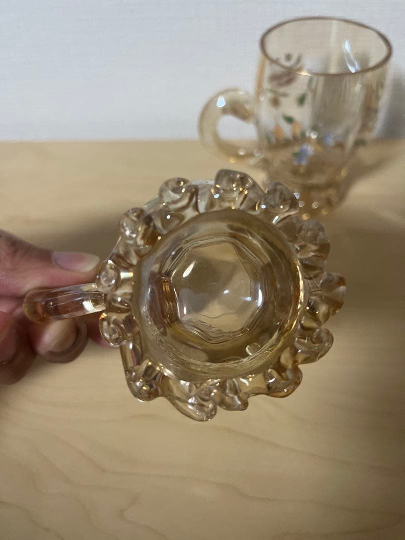 スージークーパーデザート皿・カップ・ガラスコップ　5点セット