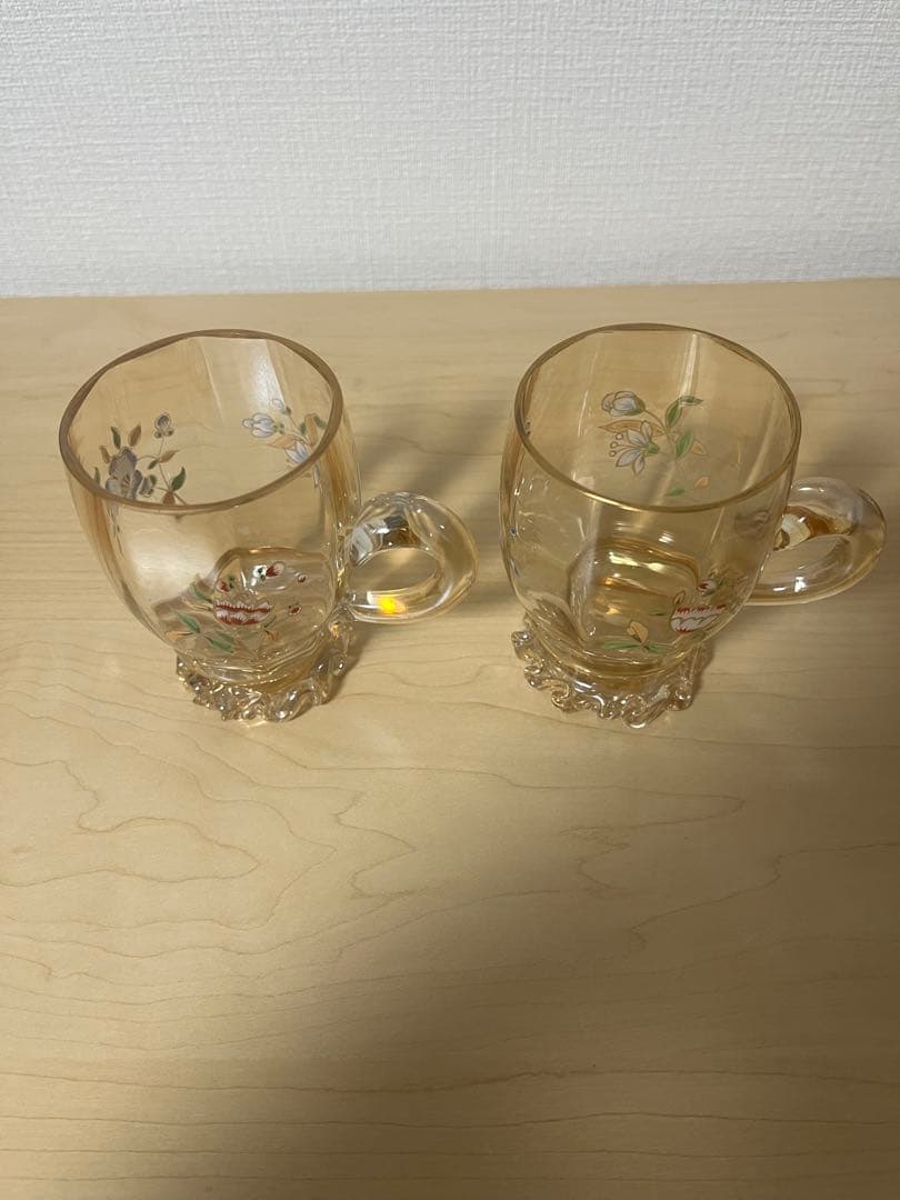 スージークーパーデザート皿・カップ・ガラスコップ　5点セット