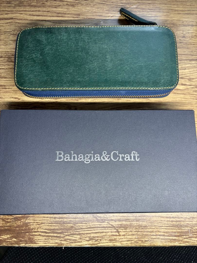 Bahagia & Craft ペンケース ラウンドジップ型 プエブロ バハギア