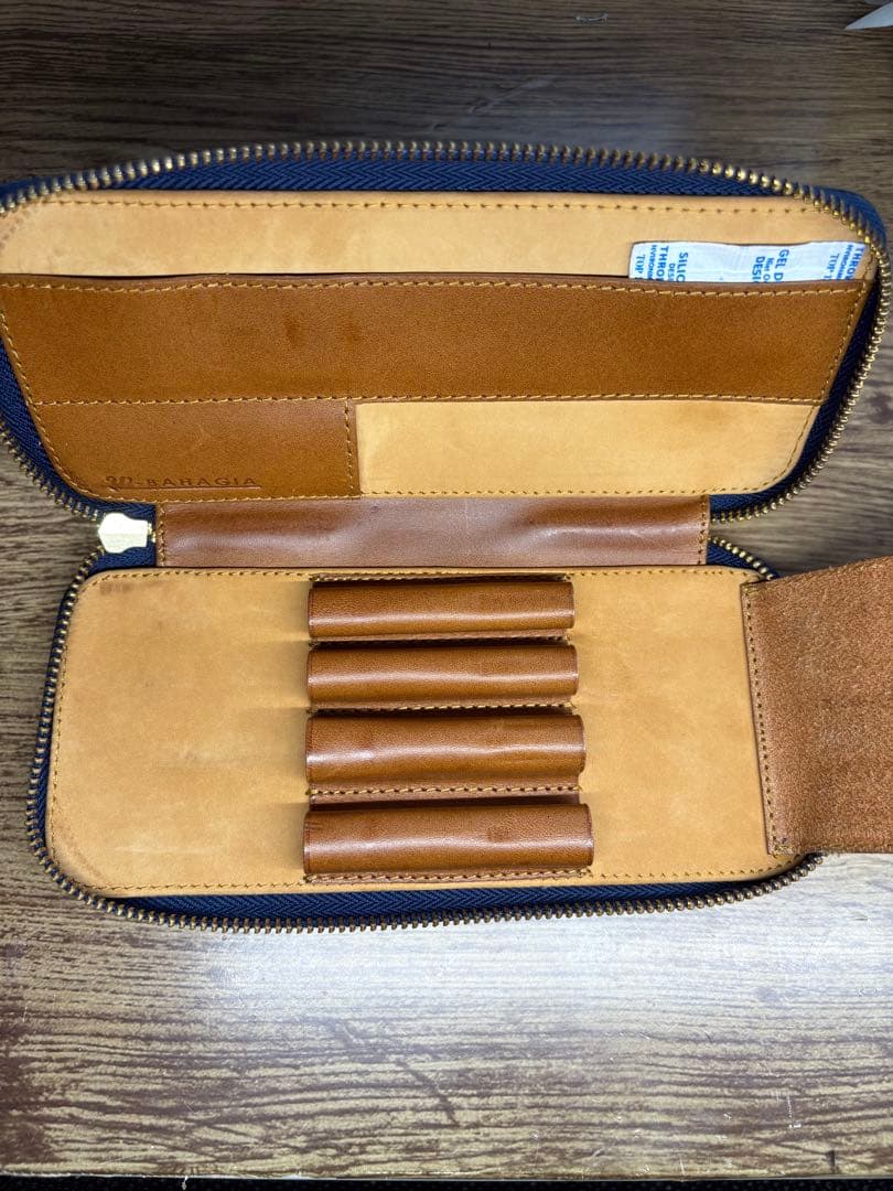 Bahagia & Craft ペンケース ラウンドジップ型 プエブロ バハギア