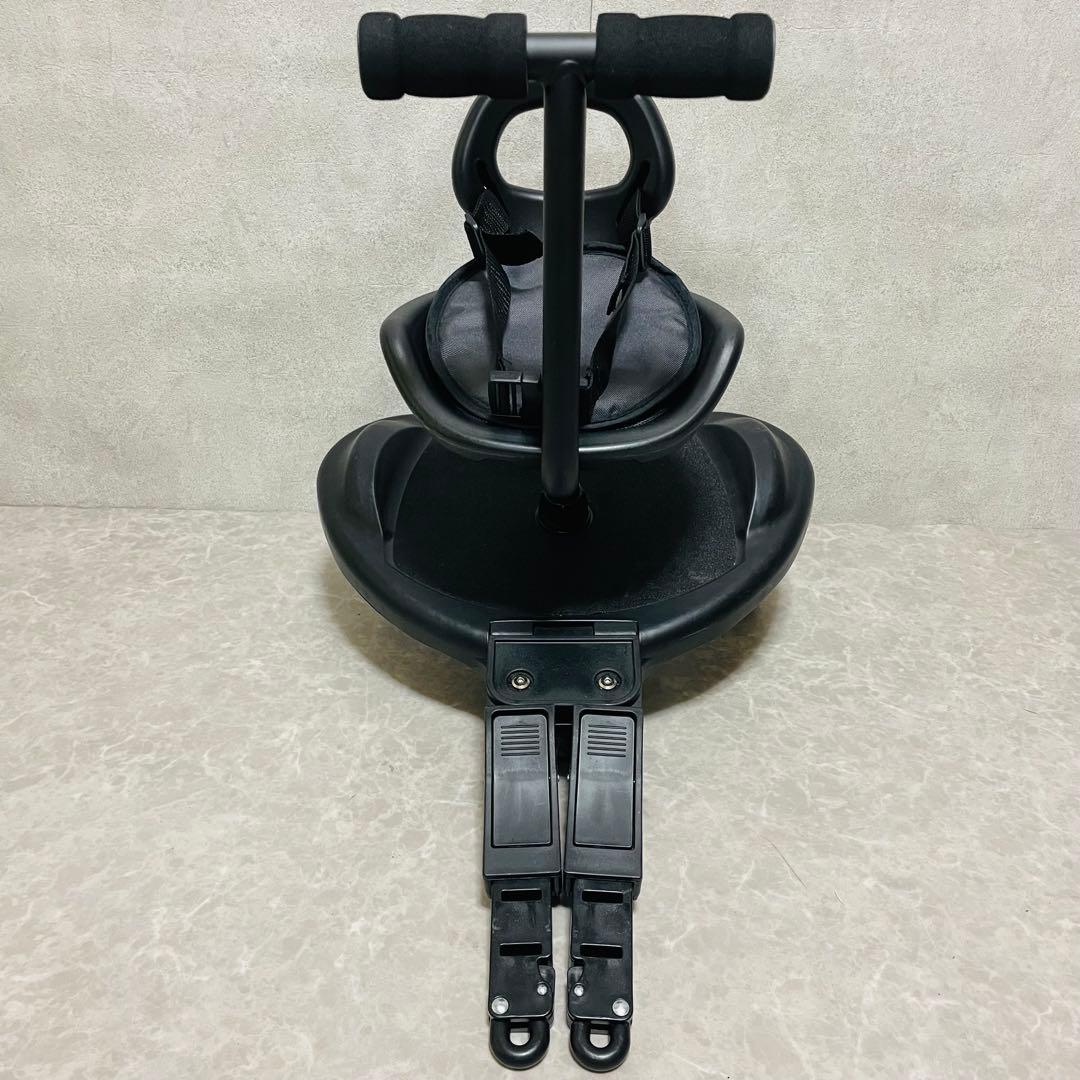 美品　ベビーカー　ステップ　ハンドル付き　背もたれ付き　バギーボード　2人乗り