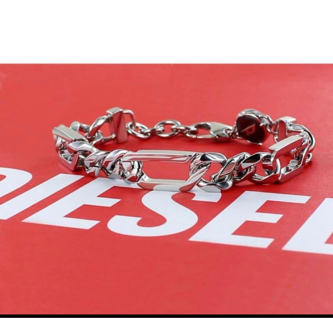 DIESEL チェーンブレスレット(箱・袋付属)