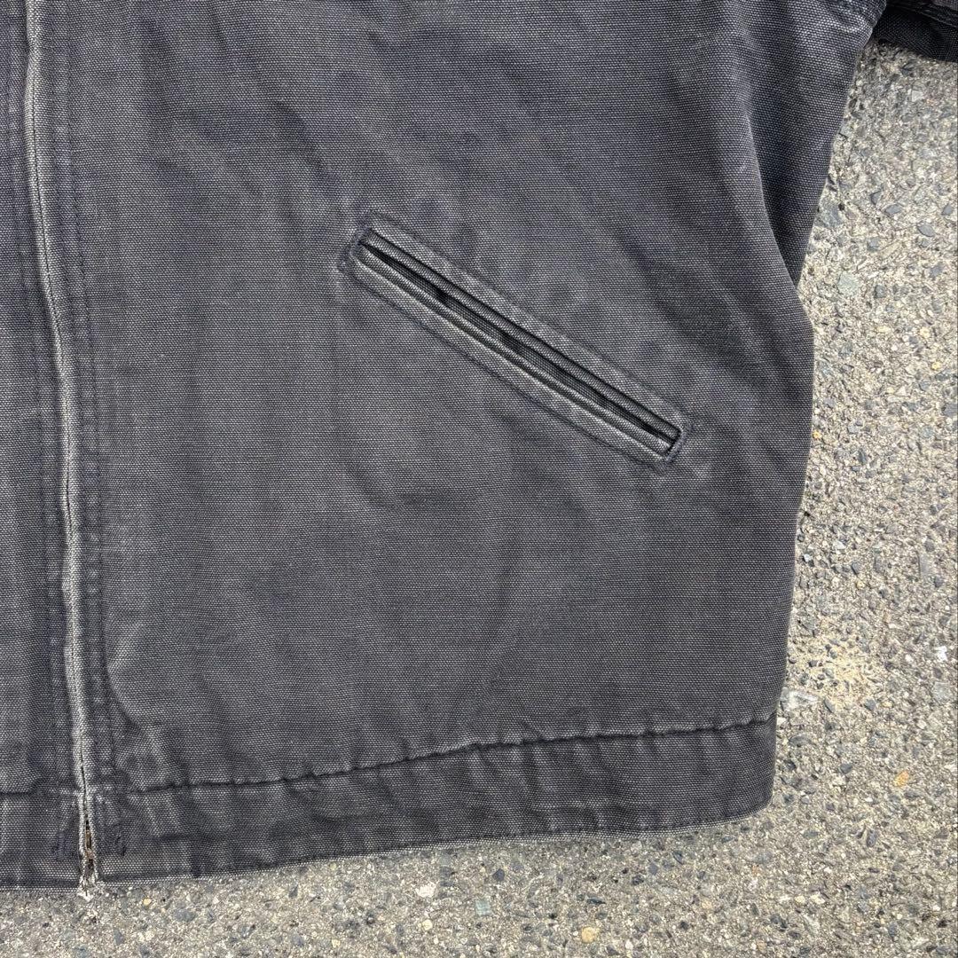 Carhartt デトロイトジャケット ブラック コーデュロイ襟 USA
