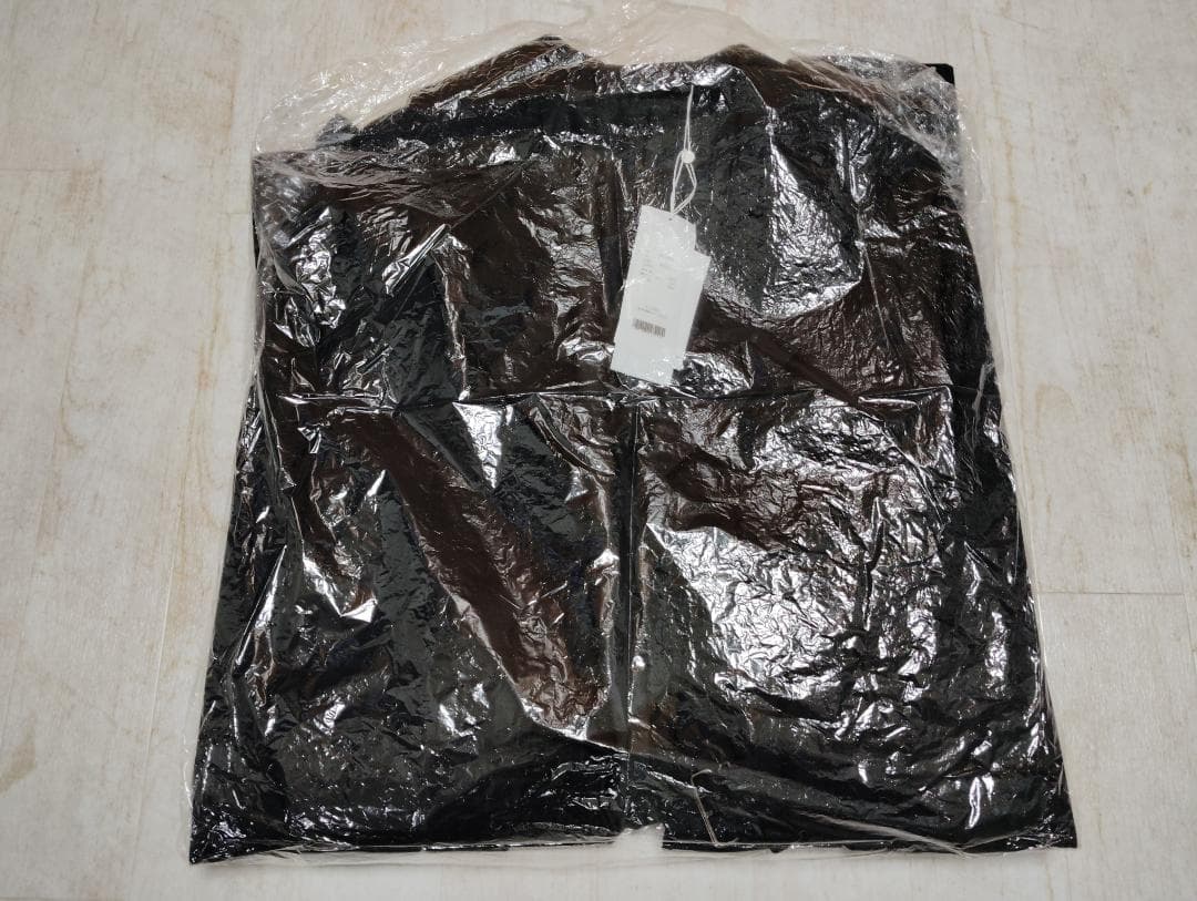 COMOLI コットンギャバ タイロッケンコート(black)