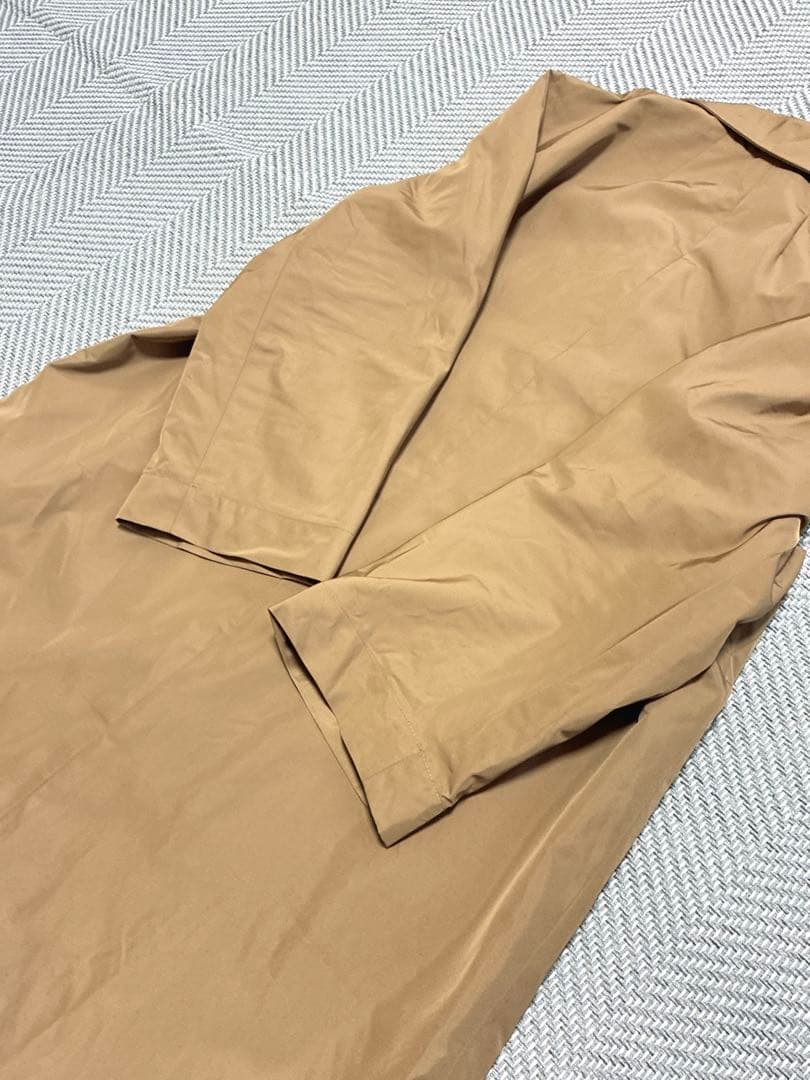 未使用品級 YSL フランス製 トレンチコート ブラウン 七分丈