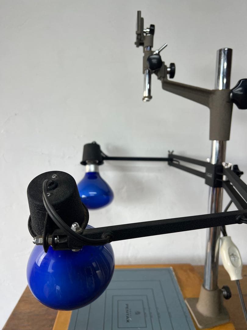 【希少・ヴィンテージ】PENTAX コピースタンド ライト付き 撮影台