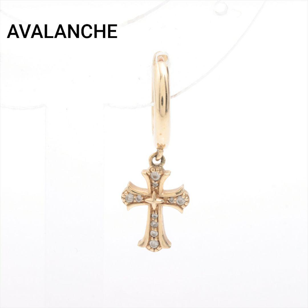 AVALANCHE クロスピアス アバランチ ピアス 片耳 10K 2.1g
