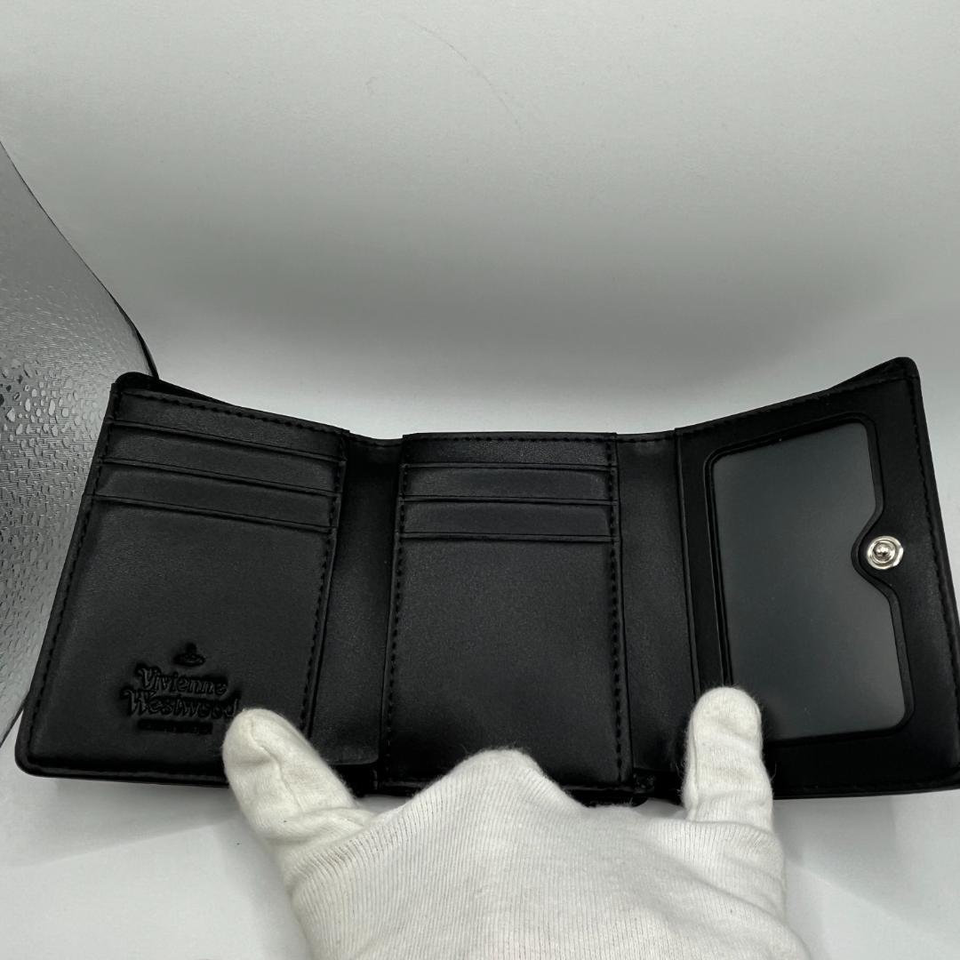 ぽんきち様　Vivienne Westwood がま口 マット 折財布