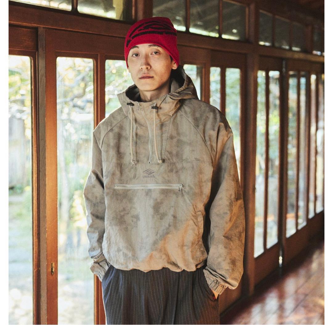 y*1様 UMBRO Anorak Pullover Jacket グレー