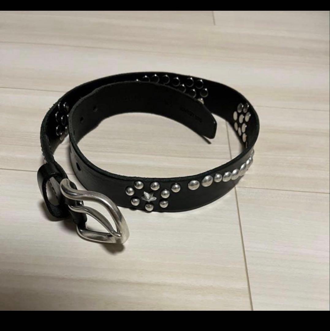 ［早い者勝ち］OUR LEGACY スタッズレザーベルト 70