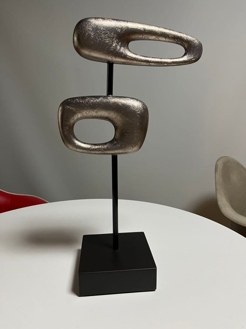 ディーヴィー デザイン 抽象彫刻 オブジェ モダンアート 置物 中古